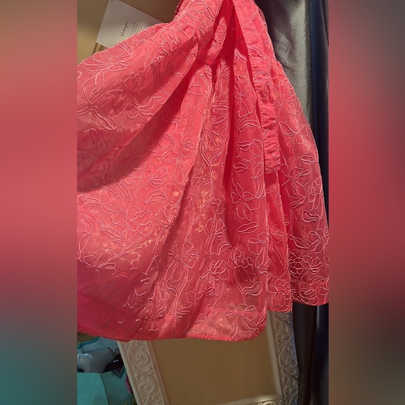 Aje Evangeline cornelli midi dress in pink - Picture 7 of 14